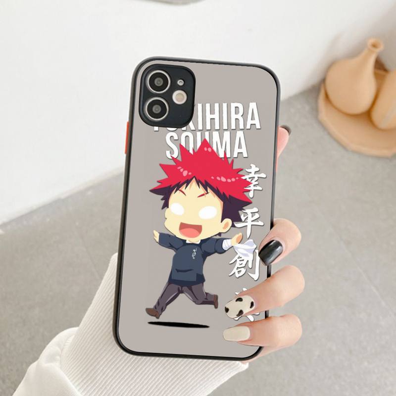 Чехол для телефона Soma Yukihira Food Wars Shokugeki no Soma Аниме для iPhone X XR XS 7 8 Plus 11 12 pro MAX Матовый ударопрочный корпус