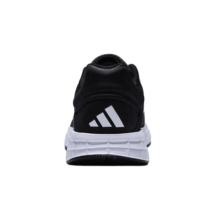 Adidas Duramo 10 Износостойкие Амортизирующие Низкие Повседневные Кроссовки для Спринта и Бега на Длинные Дистанции Мужские Черно-Белые Кроссовки KJ4020