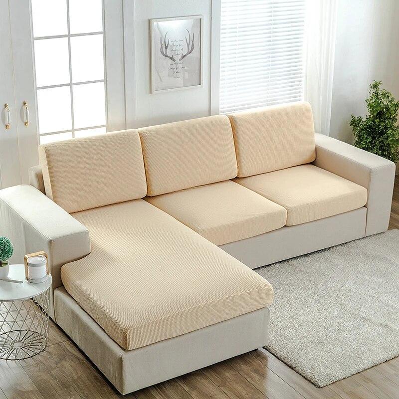 Эластичные чехлы для диванных подушек, водонепроницаемые, жаккардовые тканевые чехлы для сидений дивана, защитные чехлы для стула Loveseat 1/2/3/4 сиденья
