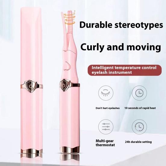 Электрические щипцы для завивки ресниц с подогревом, 3 температурных режима, USB-зарядка, быстрый нагрев, портативные