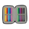 Real Madrid double filled pencil case 29 pcs 412554854 multicolor