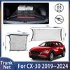 Wear-resistant Car Trunk Net For Mazda CX-30 2019~2024 CX30 CX 30 Stretchable Convenient Fixed Storage Elastic Nets Accessories