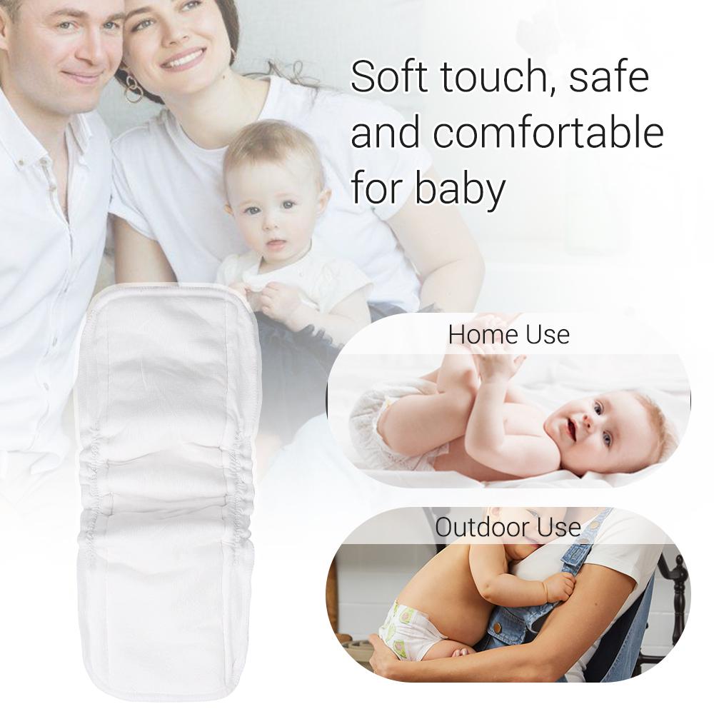 Моющиеся подушечки для подгузников. Набор из 5 хлопковых пеленальных подушечек. Эластичный дизайн. Сильная впитываемость. Мягкие и дышащие коврики для подгузников для младенцев и малышей.