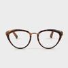Cat's eye reading glasses female plain face thin face ultra light leopard print anti blue light flat glasses male reading glasses