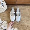 Soft-soled Doudou Shoes Early Spring New Retro Square Head Shallow Mouth 2025 Autumn Mary Jane Single Shoes Women's Flat Bottom Versatile Feeling 
