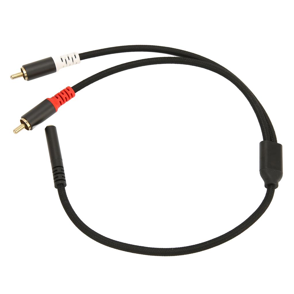 3,5 мм на 2 RCA Кабель Женский на Мужской Стерео Двунаправленный Позолоченный Звуковой Y-разветвитель для Телефона MP3 Динамика 11,8 дюйма