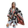 Thickened Geometric Woven Split Cape Hat New Cape Cape Shawl