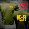 K9 TRAINER K9 Team Футболка Унисекс K9 Unit Топы Футболка Одежда 100% Хлопок Короткий рукав K9 Тренировка по атаке Футболка Унисекс Одежда