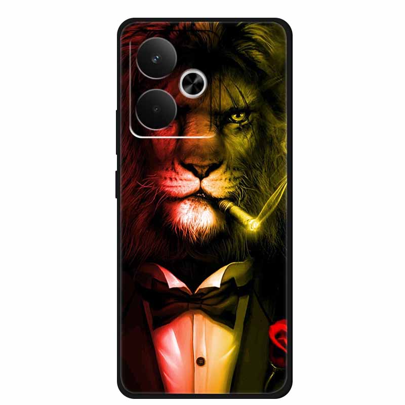 For Realme GT 7T Case 7 T Coque Popular Black Silicone Soft Back Cover Case For Realme GT 7 T Phone Case Cover RealmeGT 7T 7 T