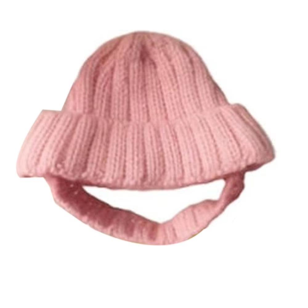 Windproof Pet Knitted Hat Playful Dog Design Winter Dog Cap Warm Dog Beanie Christmas Festival