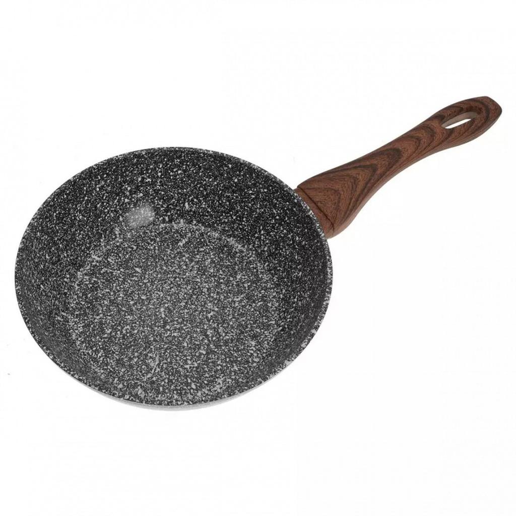 Wok granitowy 24cm granit wood kinghoff kh-1583 lumarko!