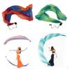 2 Pieces Belly Dance Silk Poi Throw Balls Accessories Props Scarf