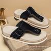Slippers men's trendy outer wear sports and leisure beach sandals thick bottom light non-slip men's foot flip-flops