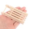 1/12 Toy House Miniature Wooden Christmas Sleigh Model Diy Accessories