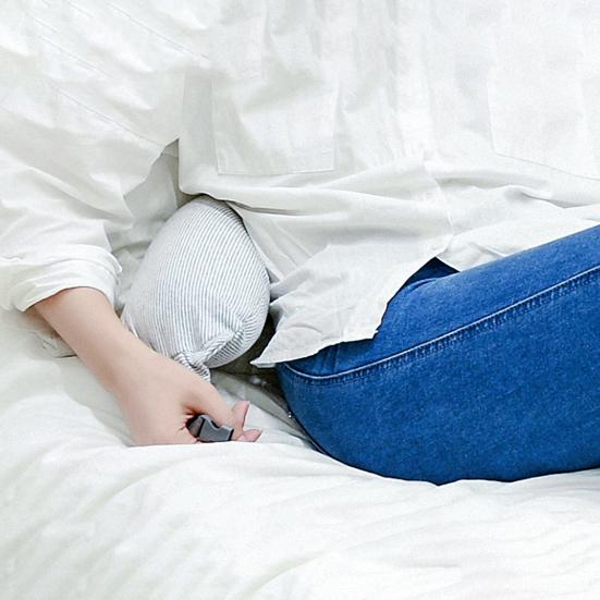 Дорожная подушка для поддержки шеи со скрытой молнией. Супермягкая дышащая регулируемая наполняемая U-образная дорожная подушка для шеи.