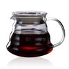 FGIUKC Coffee Server, Heat-Resistant Glass, 360ml Coffee Dripper with Graduations, Serves 1-2 People, Microwave Safe, with Lid, Hand Drip Coffee