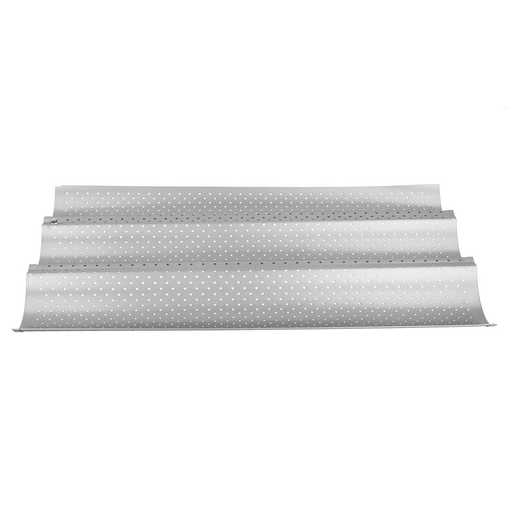 Сковорода для выпечки французского хлеба с антипригарным покрытием MultiGrooves Waves Сковорода для выпечки французского хлеба Противень для выпечки Форма для приготовления пищи Кухонный инструмент