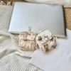 Pendant Small Makeup Lipstick Bag Flower Mini Canvas Storage Bag  Female/Girls