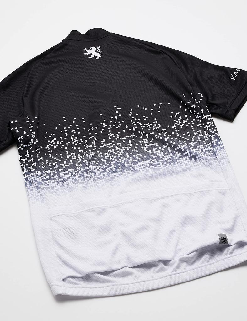 Kapelmuur Cycling Short Sleeve Pixel Japan Size XS to Japanese Size Jersey, Shower, Black, kphs132, Men's/Women's, (equivalent XS)