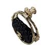 CHANEL Brooches Women's Gold/Black AB9851-0B09915-NL694