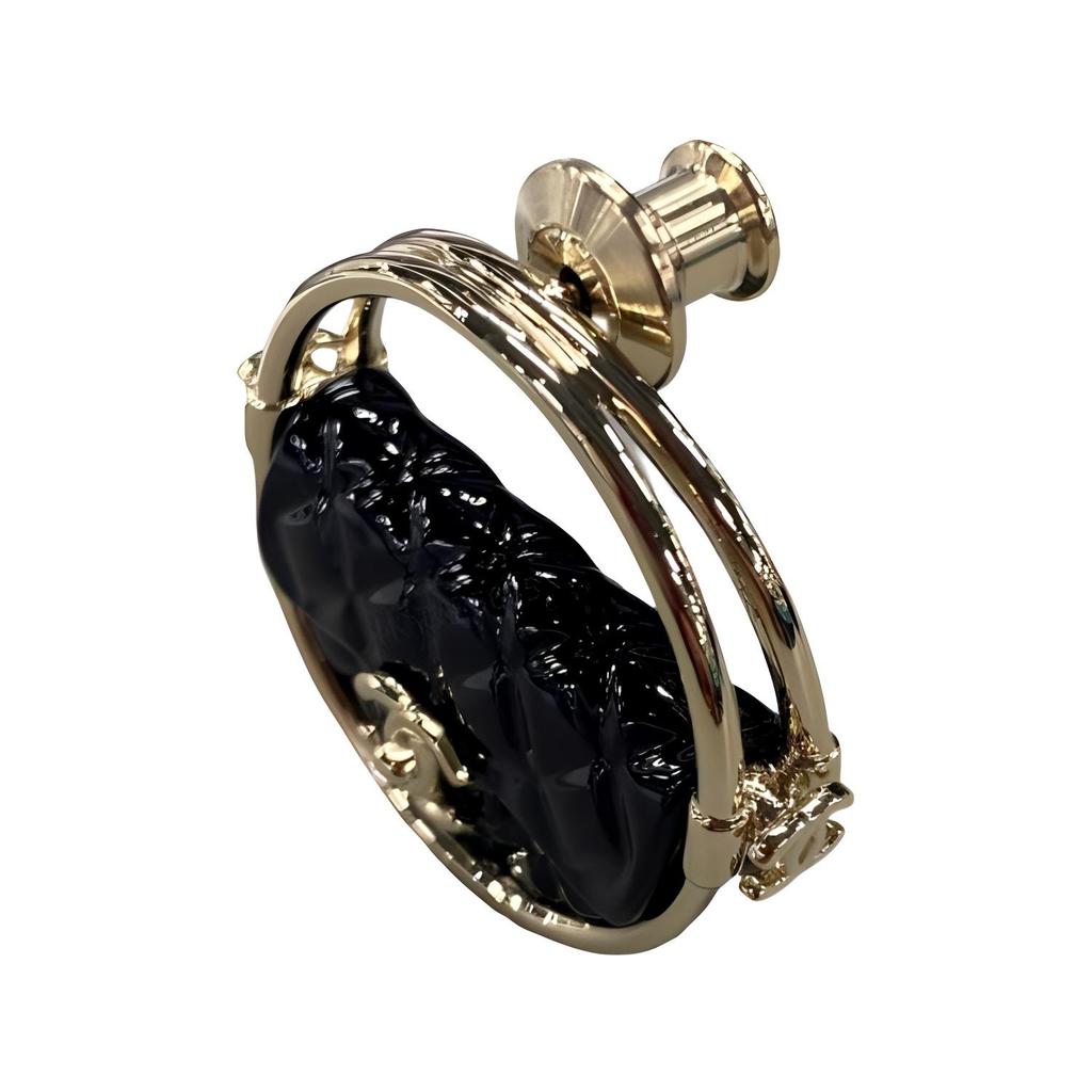 CHANEL Brooches Women's Gold/Black AB9851-0B09915-NL694