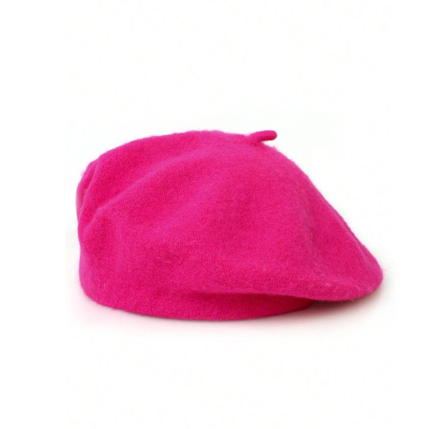 Винтажный британский женский шерстяной берет: Вязаная шляпа художника для осенне-зимнего тепла