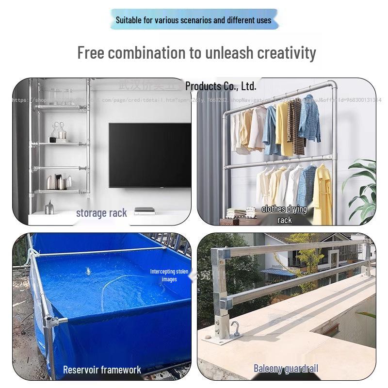 Соединители для квадратной трубы из нержавеющей стали 25x25 мм: Тройник 90°, Четырехсторонний, Безсварочные крепежные элементы