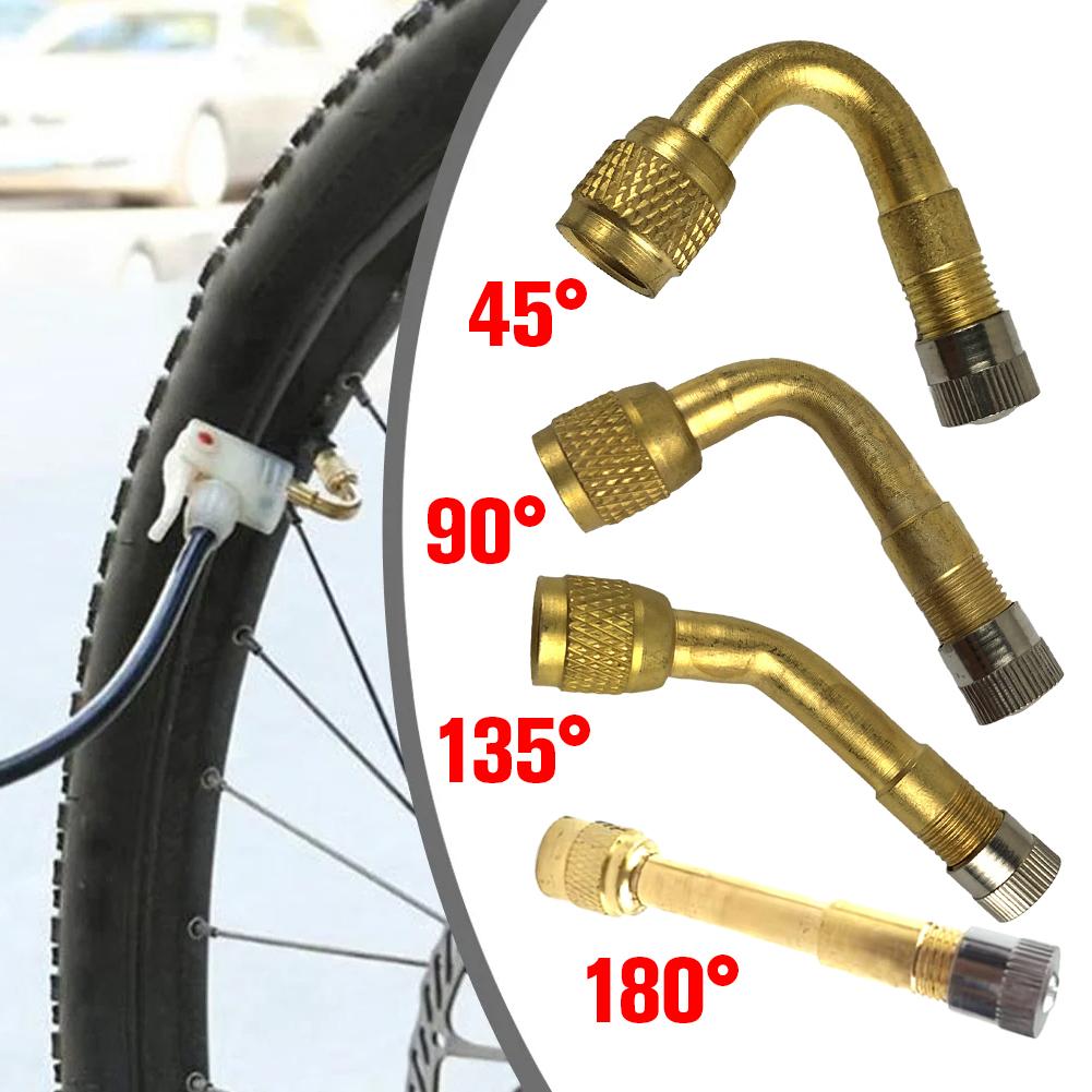 Удлинитель для накачивания автомобильных шин 45/90/135/180 градусов, Универсальный ниппель для шин, Велосипедные аксессуары, Адаптер-коннектор, Мотор Q3B9