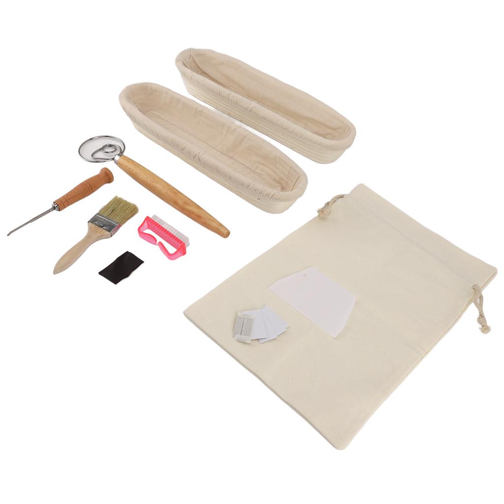 2шт корзинки для расстойки хлеба прочные ротанговые способствуют брожению теста универсальные для различных видов хлеба