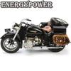 EnergyPower Changjiang 750 Vintage Bike 36cm Large Size Steel Model Deluxe Edition Handmade Finished Product Scale Retro Motorcycle Sidecar Military