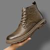 Men's Boots Chelsea Leather Shoes High Top Formal Boots