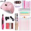 Набор для дизайна ногтей, сушилка для ногтей, электрическая полировальная дрель для ногтей, стразы, ручка для раскрашивания, DIY украшения, набор инструментов для маникюра