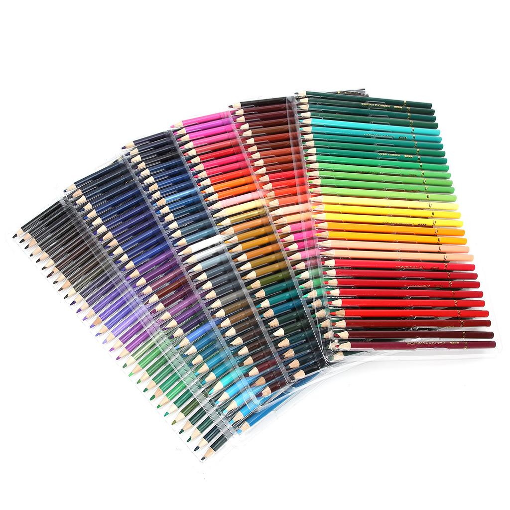 Профессиональные цветные карандаши 180 цветов Мягкая ручка для рисования для художников, детей и взрослых, для набросков