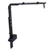 Aquarium Light Holder Stable Support Easy Installation Aluminum Alloy Fish Tank Light Hanging Bracket Black