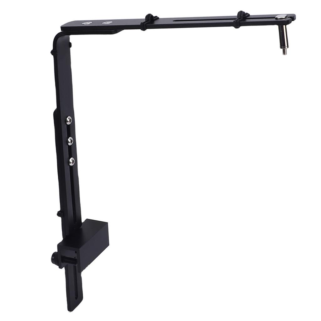 Aquarium Light Holder Stable Support Easy Installation Aluminum Alloy Fish Tank Light Hanging Bracket Black