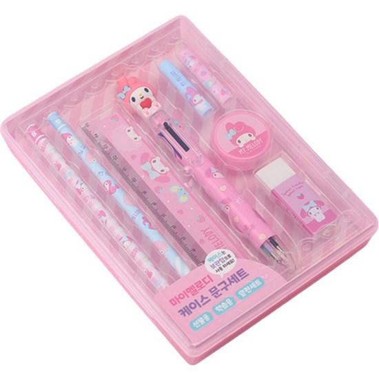 Sanrio Characters Case Stationery Set My Melody, a Popular Character In Korea
