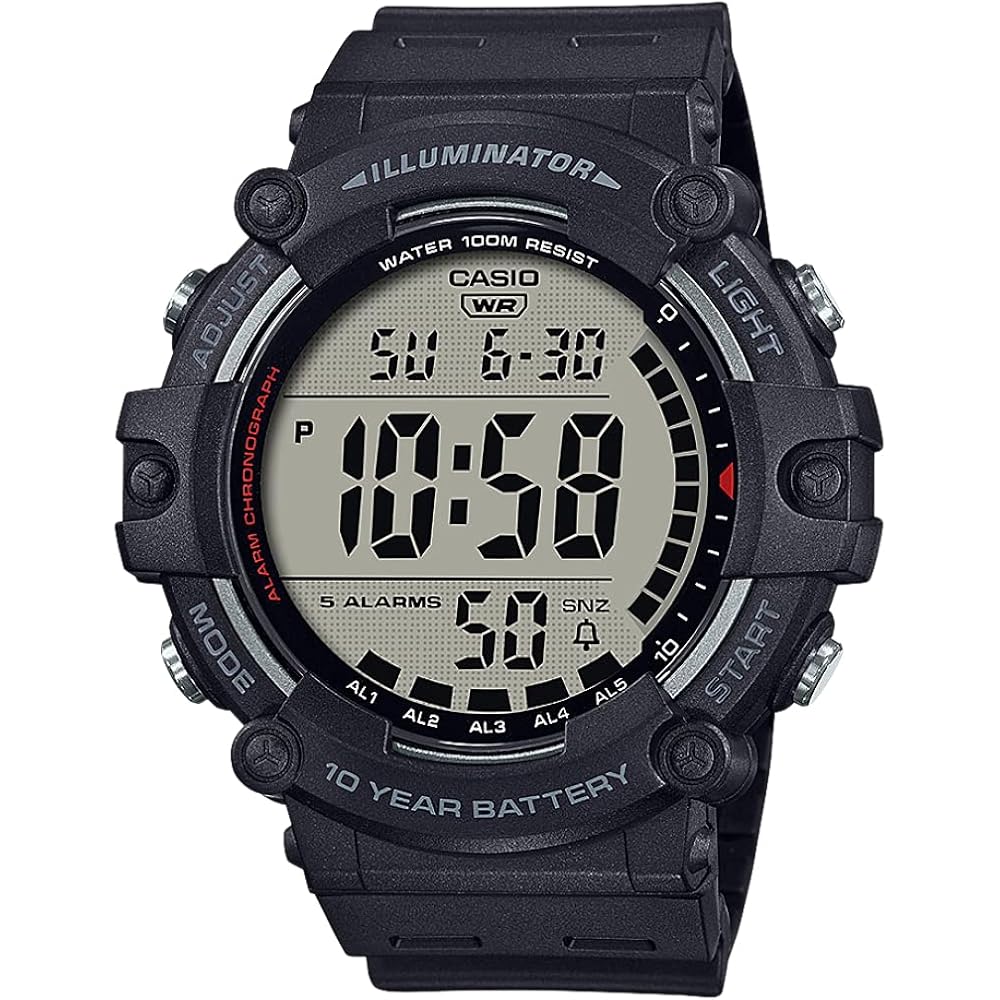 Casio Standard Digital Men's Watch AE-1500WH-1AV Black with Original Box Imported Model