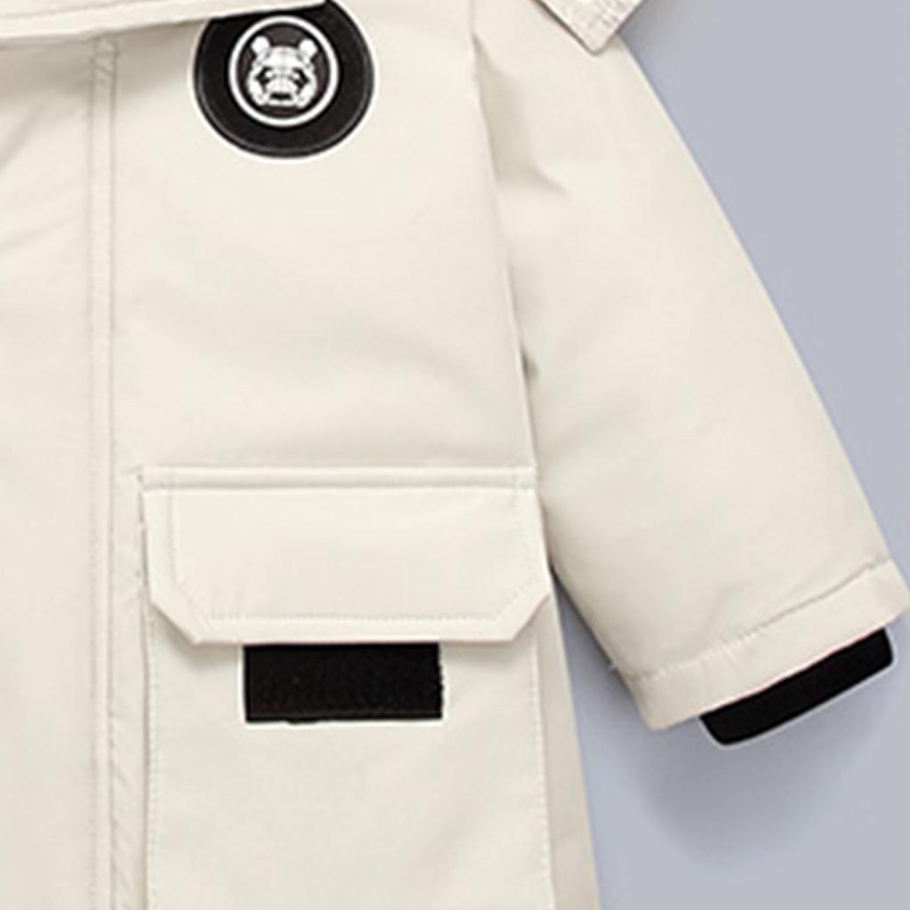 Toddler Snowsuit Boy Baby Winter Coat Girl Snow Pants and Jackets Bib 1-2-3-4-5T Kid White Pink