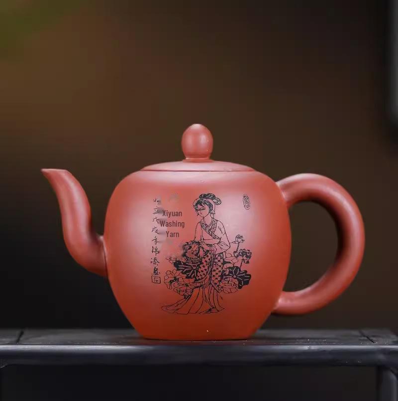 Набор чайников ручной работы из фиолетовой глины Исин – Чайный сервиз в стиле кунг-фу с различными формами чайников (Сертификат включен)