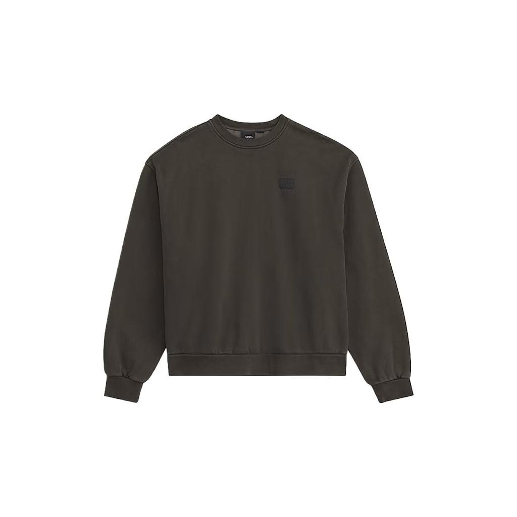 Vans Свитшот с минималистичным логотипом и круглым вырезом, вязаный, темно-коричневый VN000T6TEMV