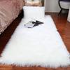 Plush Sheepskin Rugs For Bedroom Carpet Room Long Hair Bedside Mat Floor Hairy White Rugs Red Living Room Fur Kids Carpets