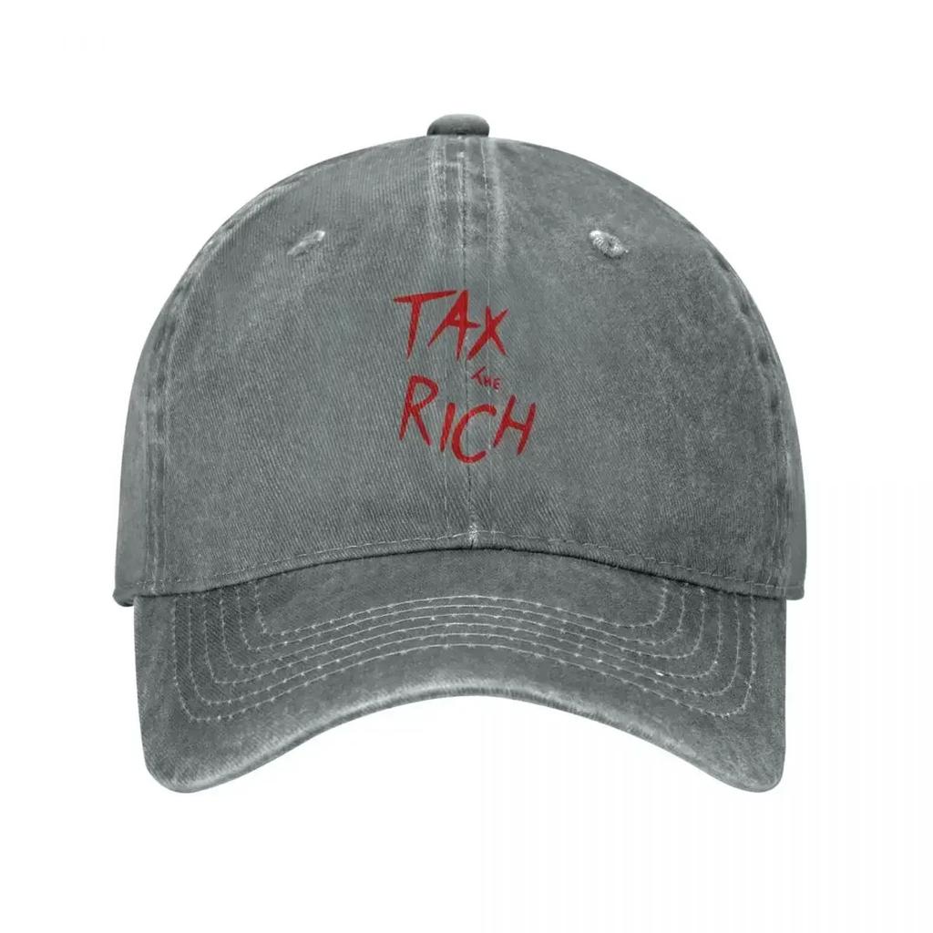 Tax the Rich Baseball Cap Rave beach hat Golf Wear Unisex Womens