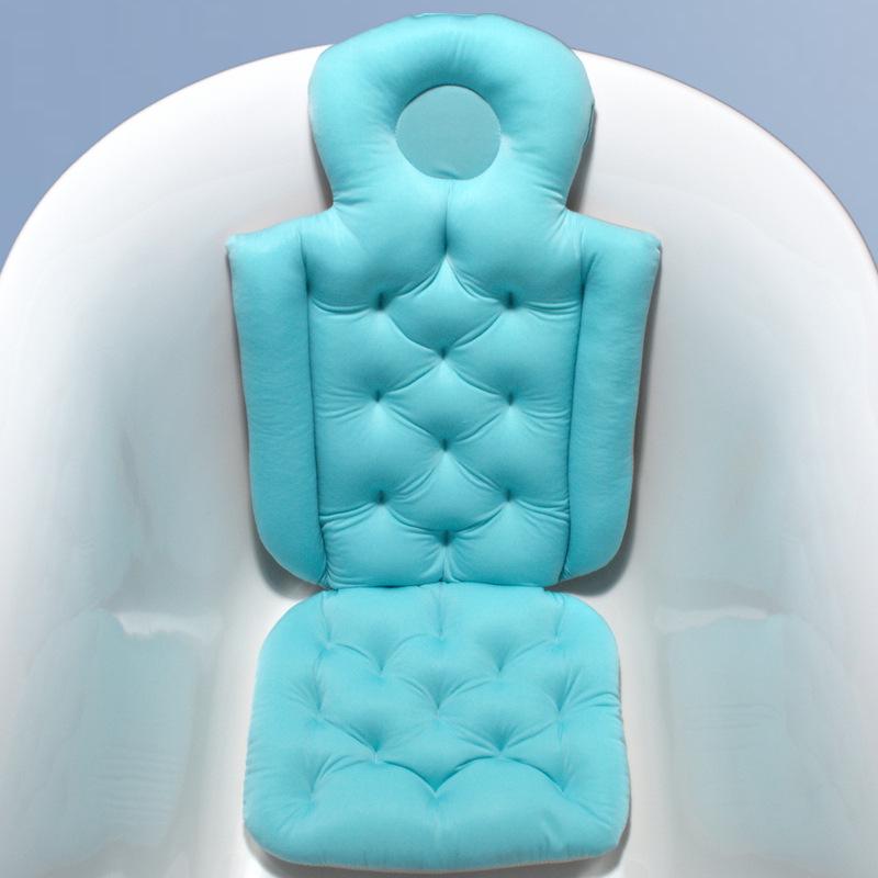 Противоскользящий коврик для ванны с подголовником для комфортного купания