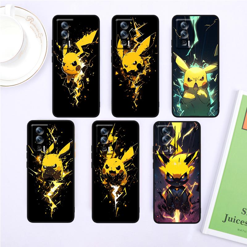 Злой Пикачу темный для Xiaomi Redmi 9A 9C 9AT 10C 9 9T 10 12C 13C 8 12 K60 A1 K50 K40 5G черный чехол для телефона Funda