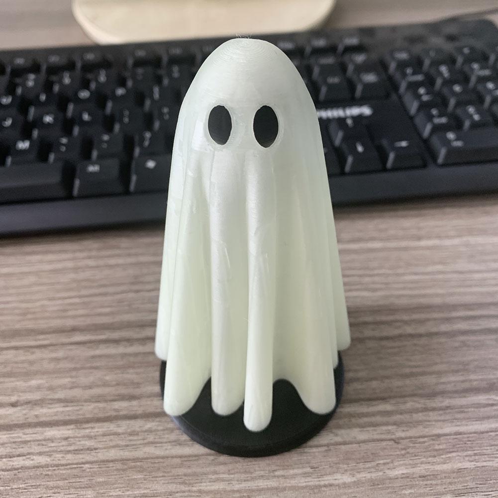 Украшение в виде призрачного человечка на Хэллоуин, 3D-печатное украшение, светящееся в темноте, подарки на вечеринку в честь Хэллоуина, домашний рабочий стол, атмосфера, аксессуары