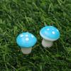 DIY Craft Stakes Resin Crafts Artificial Foam Potted Plants Decor Miniature Figurine Mini Mushroom