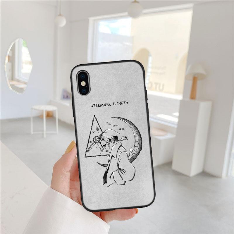 CJ101 Treasure Planet Soft Shell Phone Case for iPhone 16 15 14 13 12 Pro Max Plus Mini