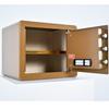 Pancerny domowy sejf z zamkiem elektronicznym i kluczem 30x36x30 cm brązowy
