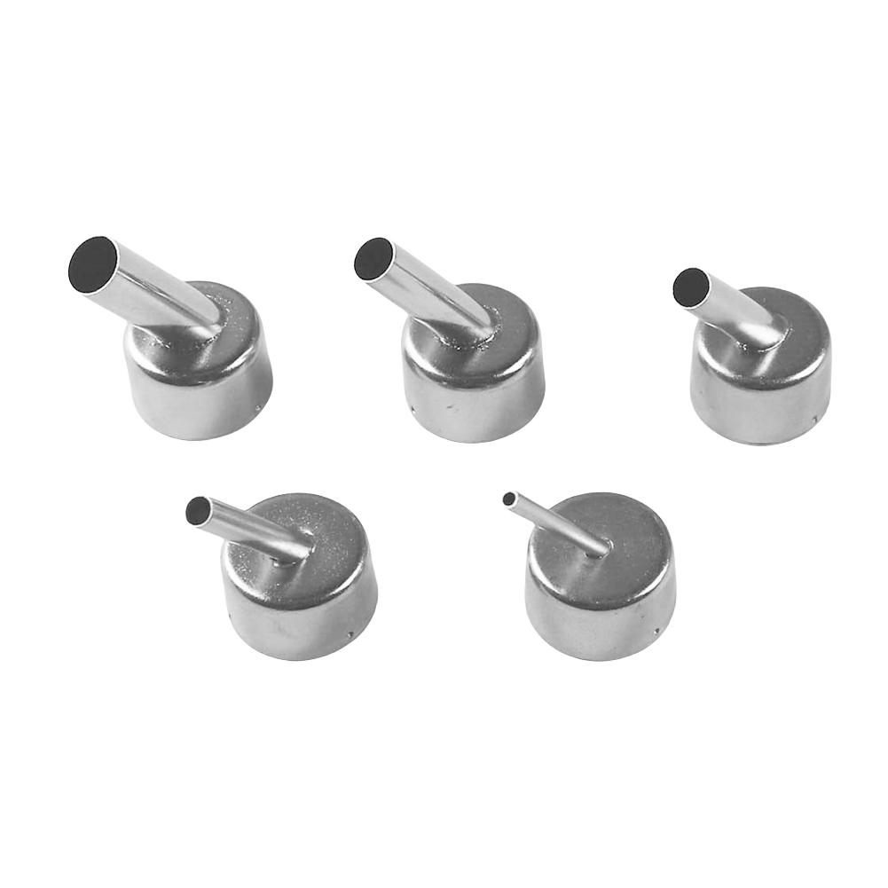 1-5pcs Welding Nozzle for 858/858D Heat Gun 3-10mm Welding Nozzle Tip 45 Degree Curved Angle Welding Nozzle Gas Soldering Iron