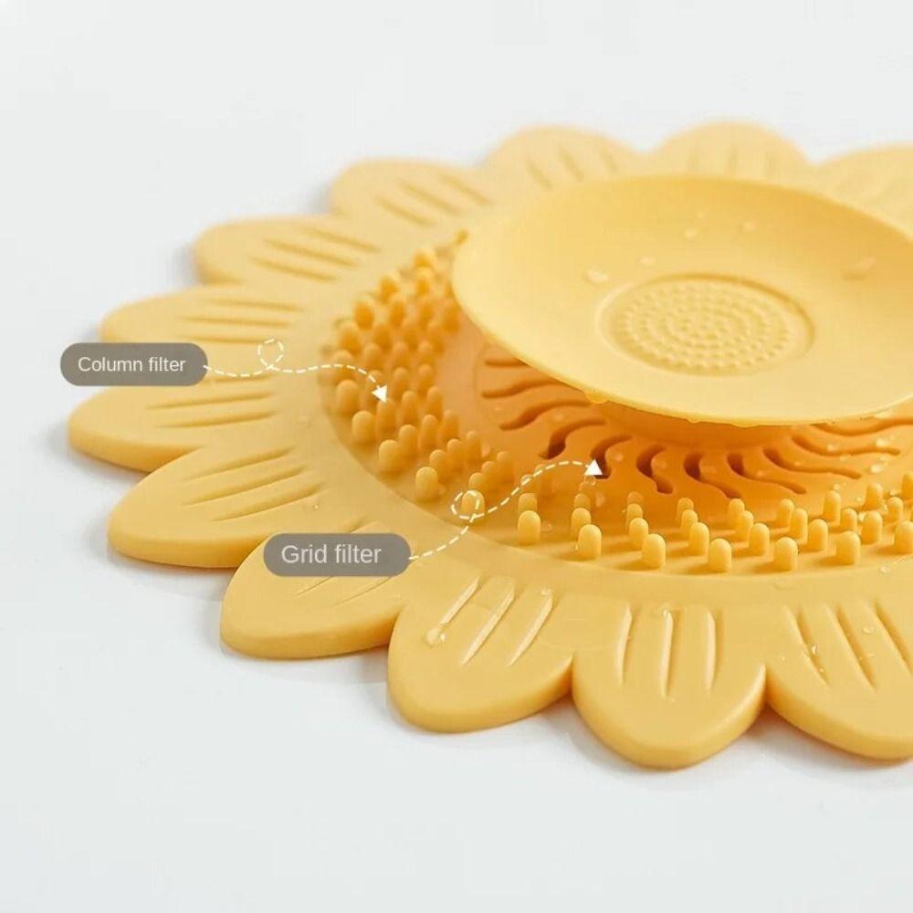 Силиконовая крышка для слива в полу, нажимная, дренажная, дезодорирующая, модный фильтр для волос